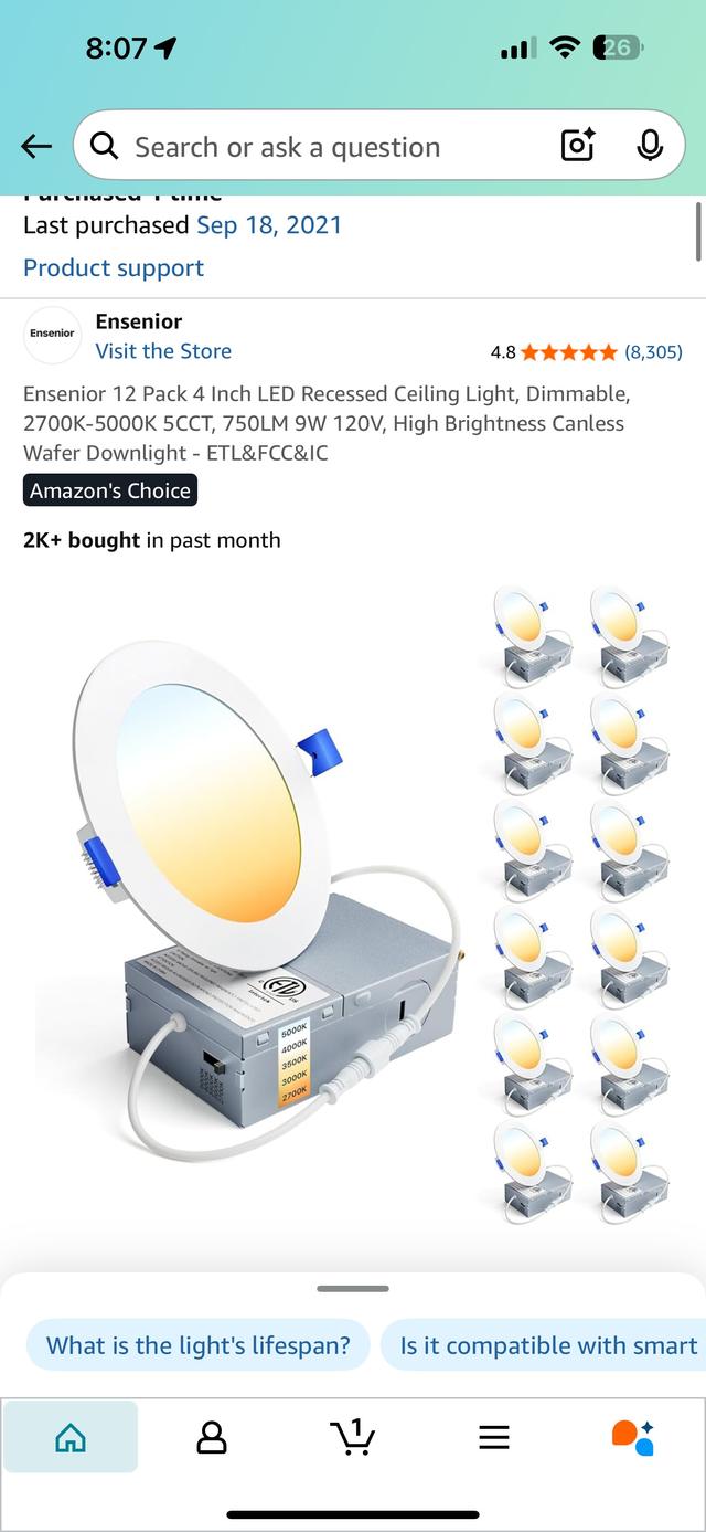 Installation of Four LED Ceiling Lights - Image 2